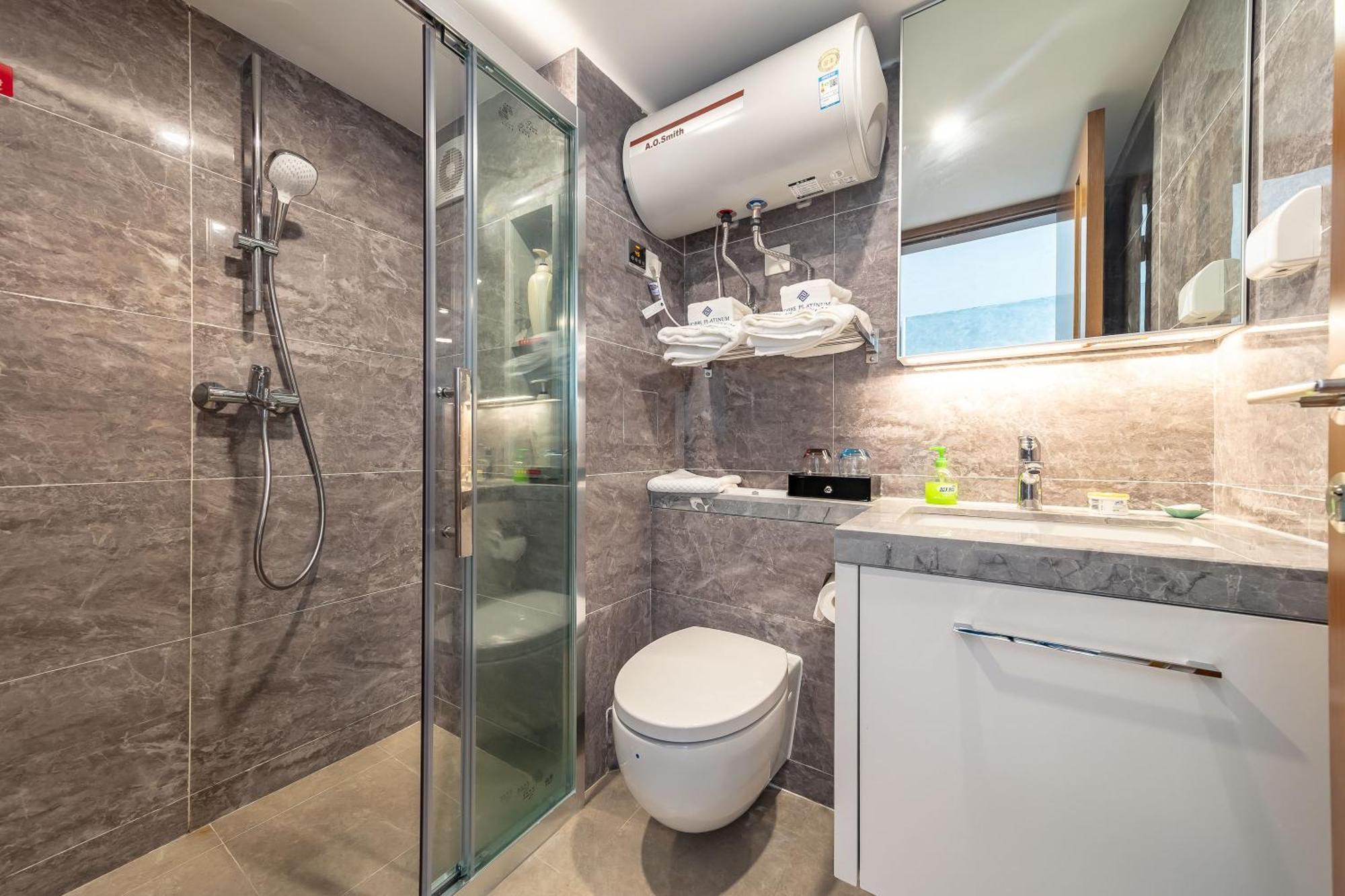 Boruisi Plaza Residence Apartment - Shenzhen Futian Convention & Exhibition Center Buitenkant foto