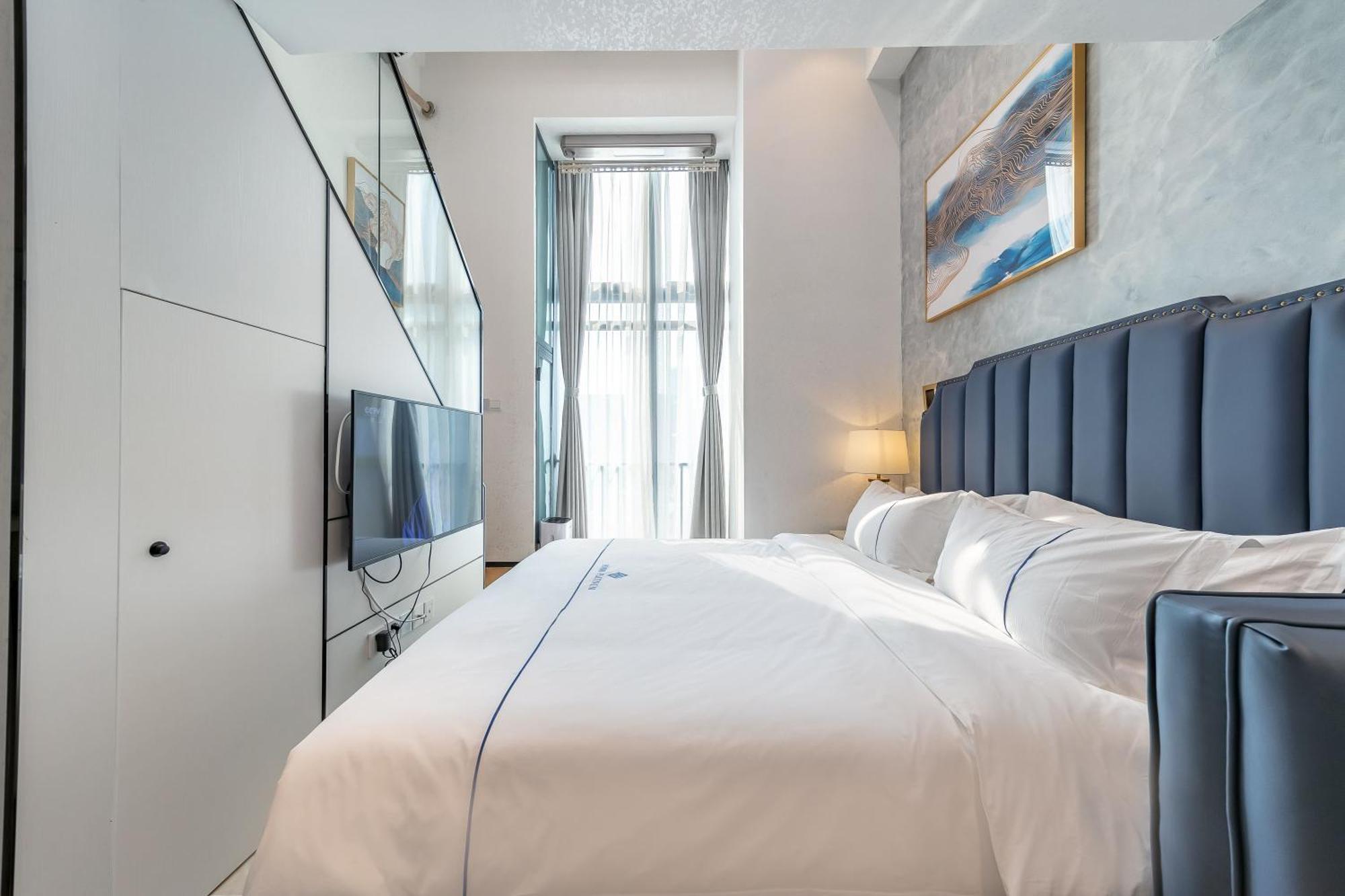 Boruisi Plaza Residence Apartment - Shenzhen Futian Convention & Exhibition Center Buitenkant foto