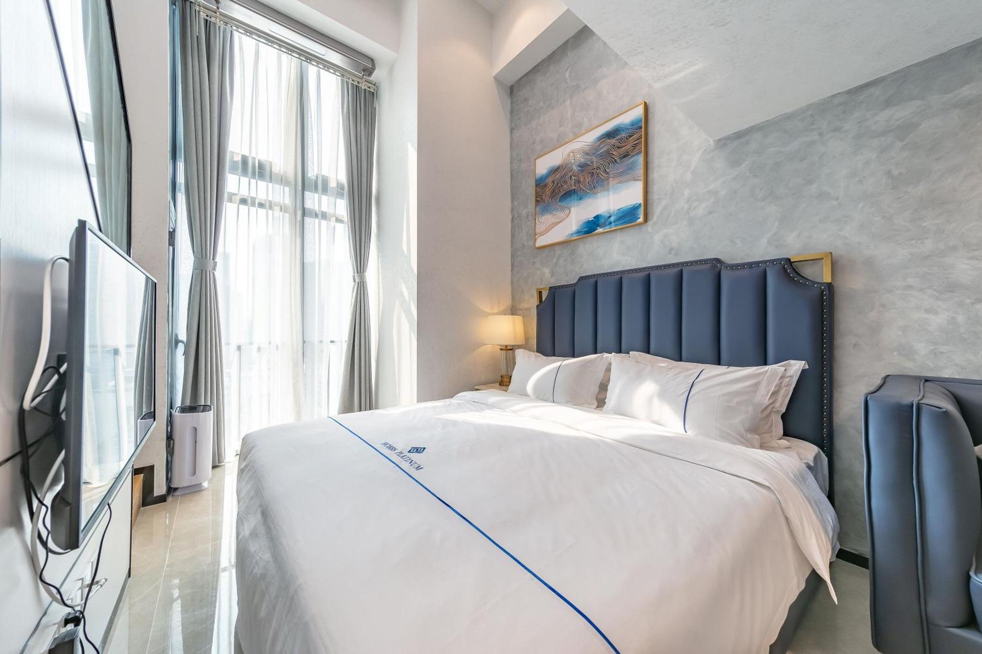 Boruisi Plaza Residence Apartment - Shenzhen Futian Convention & Exhibition Center Buitenkant foto