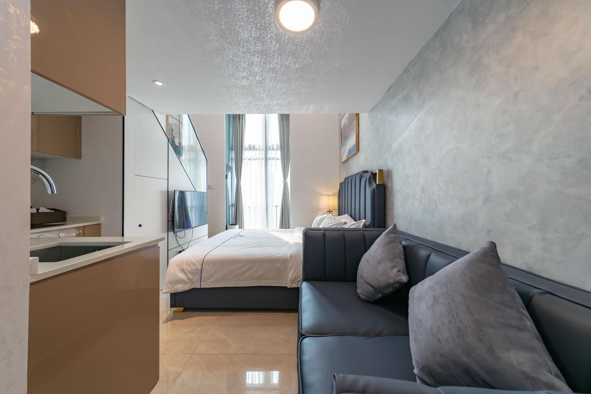 Boruisi Plaza Residence Apartment - Shenzhen Futian Convention & Exhibition Center Buitenkant foto