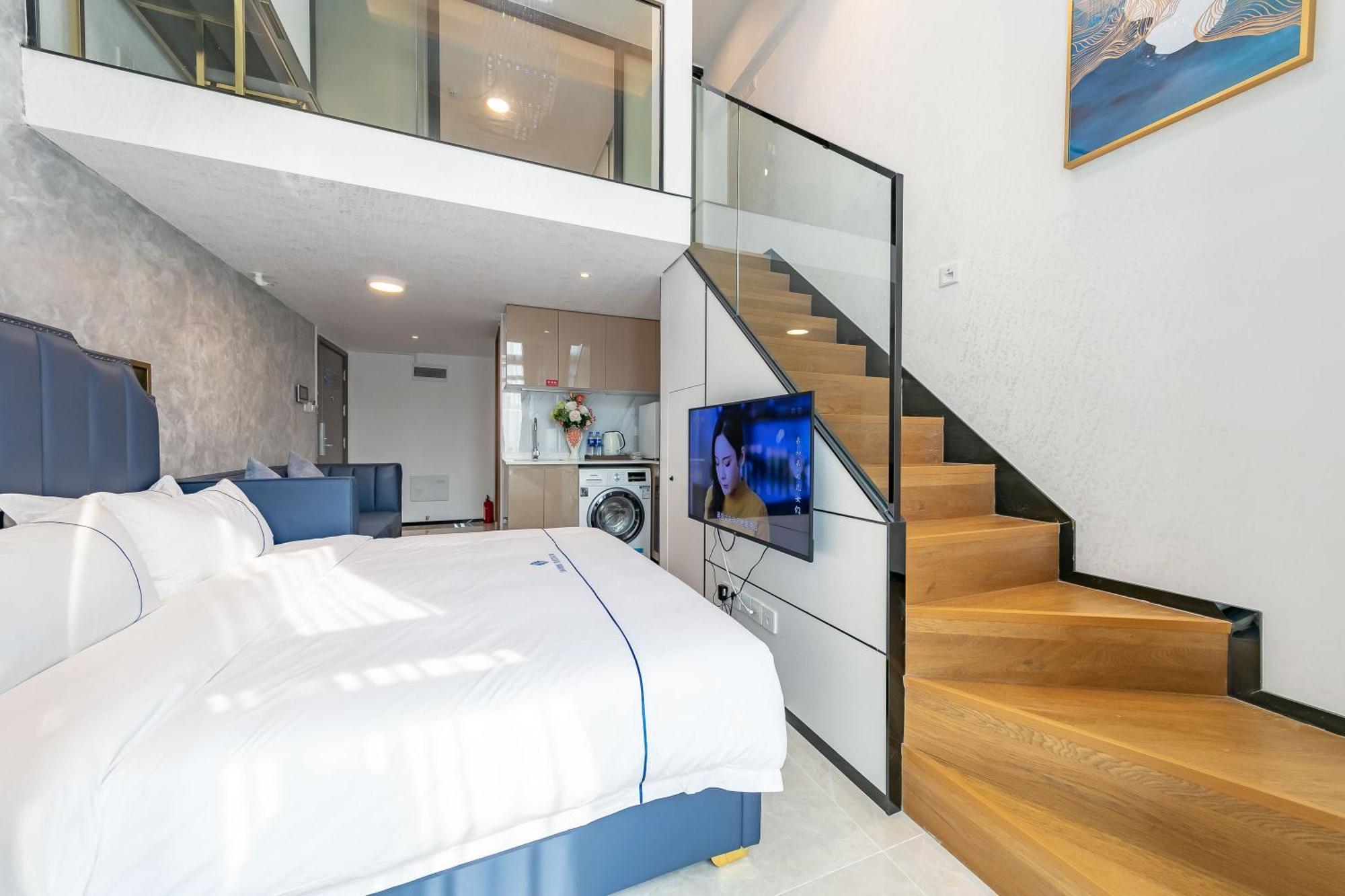 Boruisi Plaza Residence Apartment - Shenzhen Futian Convention & Exhibition Center Buitenkant foto