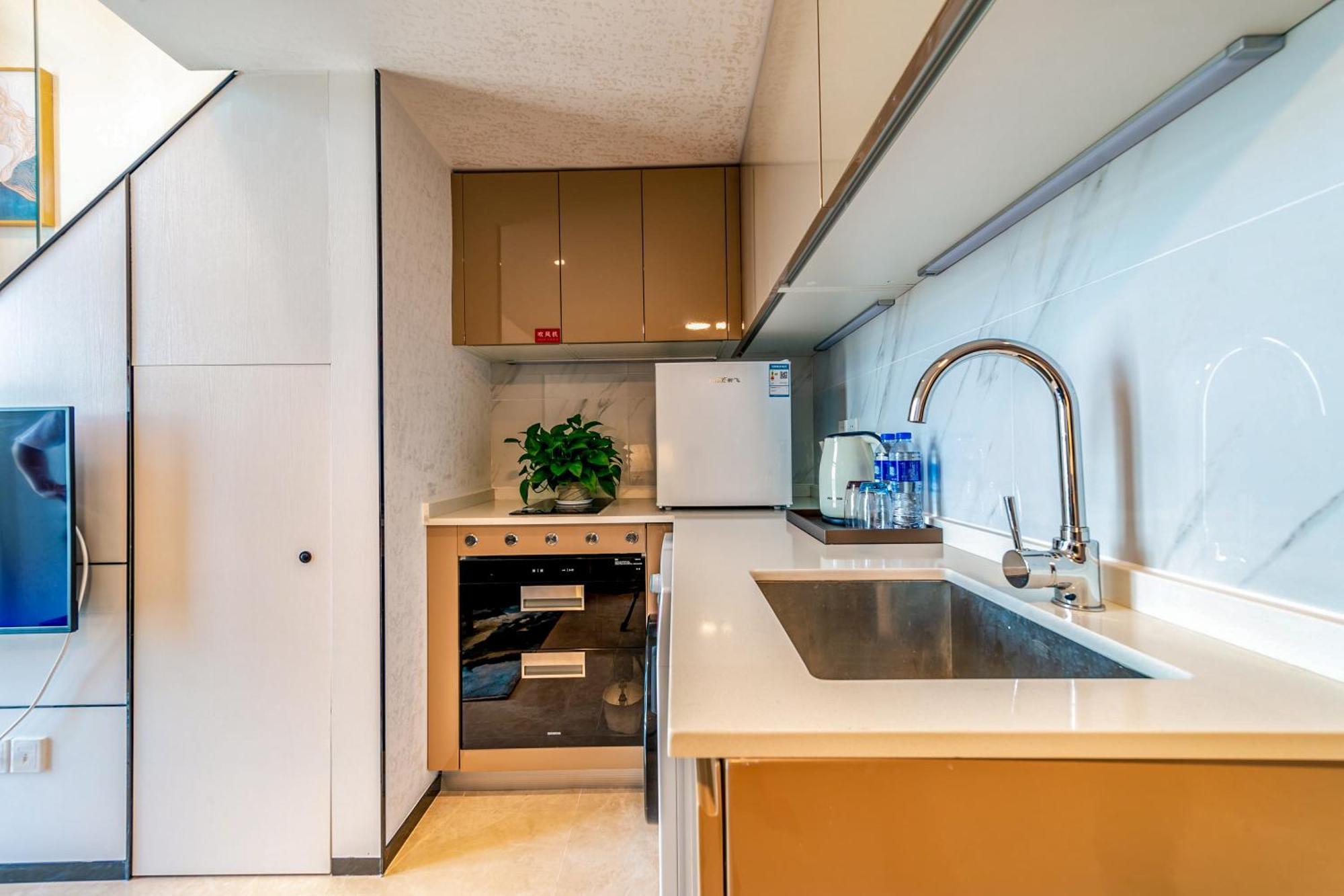 Boruisi Plaza Residence Apartment - Shenzhen Futian Convention & Exhibition Center Buitenkant foto