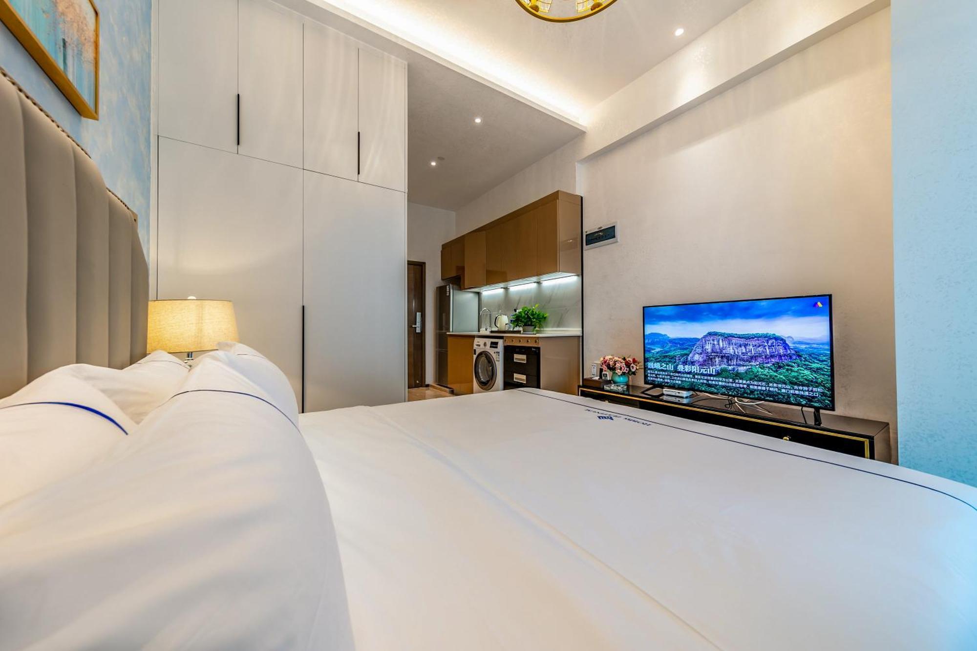 Boruisi Plaza Residence Apartment - Shenzhen Futian Convention & Exhibition Center Buitenkant foto