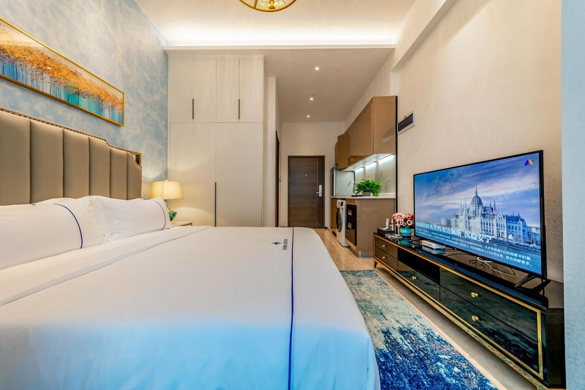 Boruisi Plaza Residence Apartment - Shenzhen Futian Convention & Exhibition Center Buitenkant foto