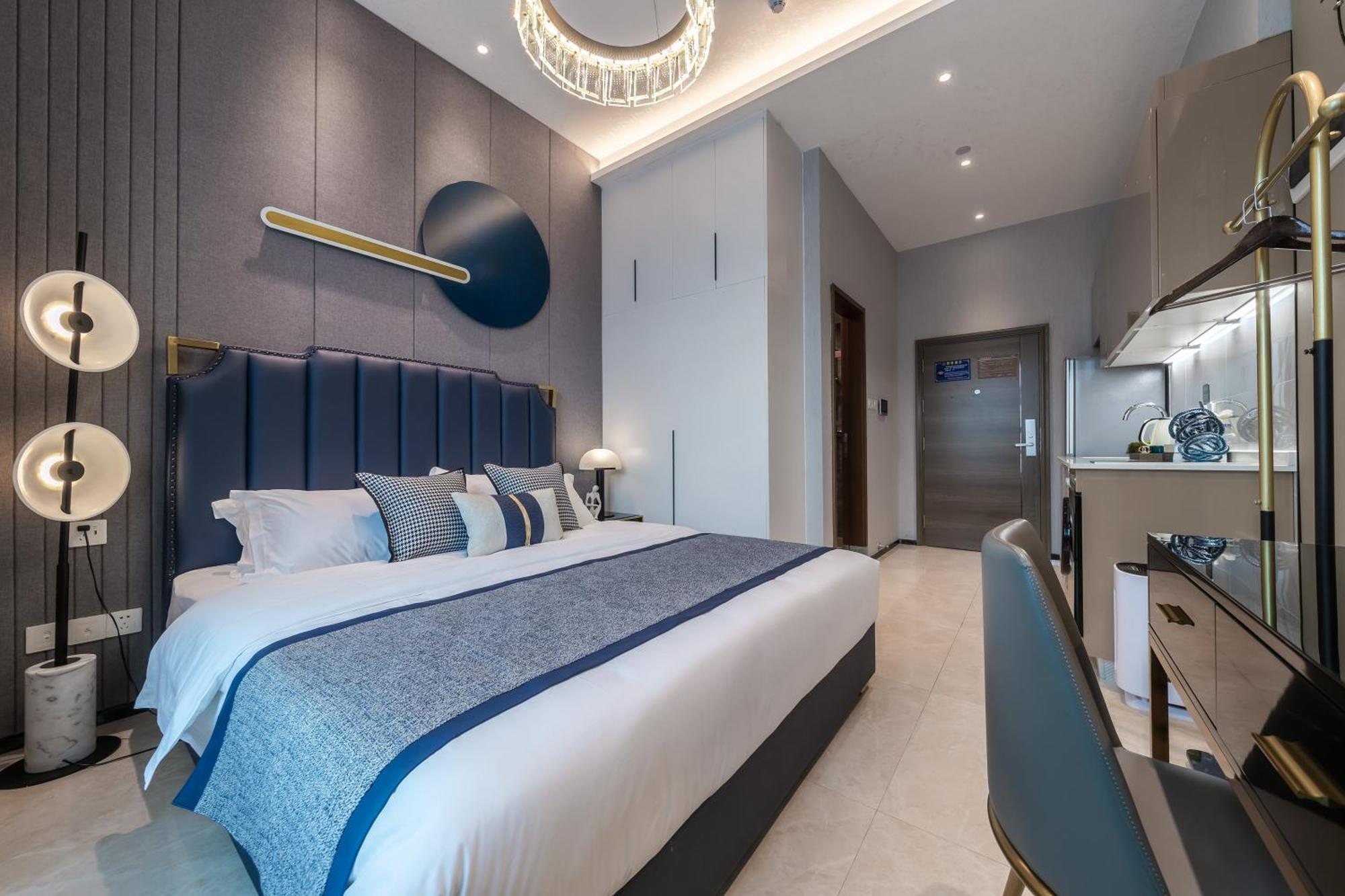 Boruisi Plaza Residence Apartment - Shenzhen Futian Convention & Exhibition Center Buitenkant foto
