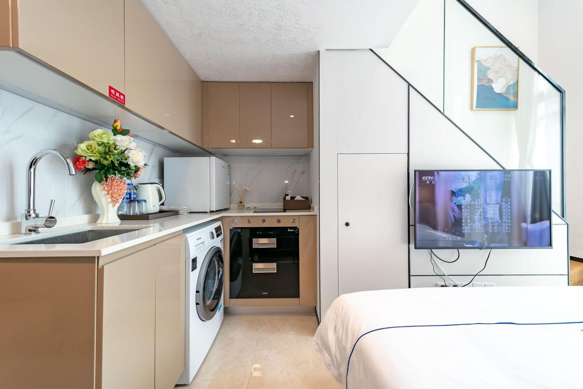 Boruisi Plaza Residence Apartment - Shenzhen Futian Convention & Exhibition Center Buitenkant foto