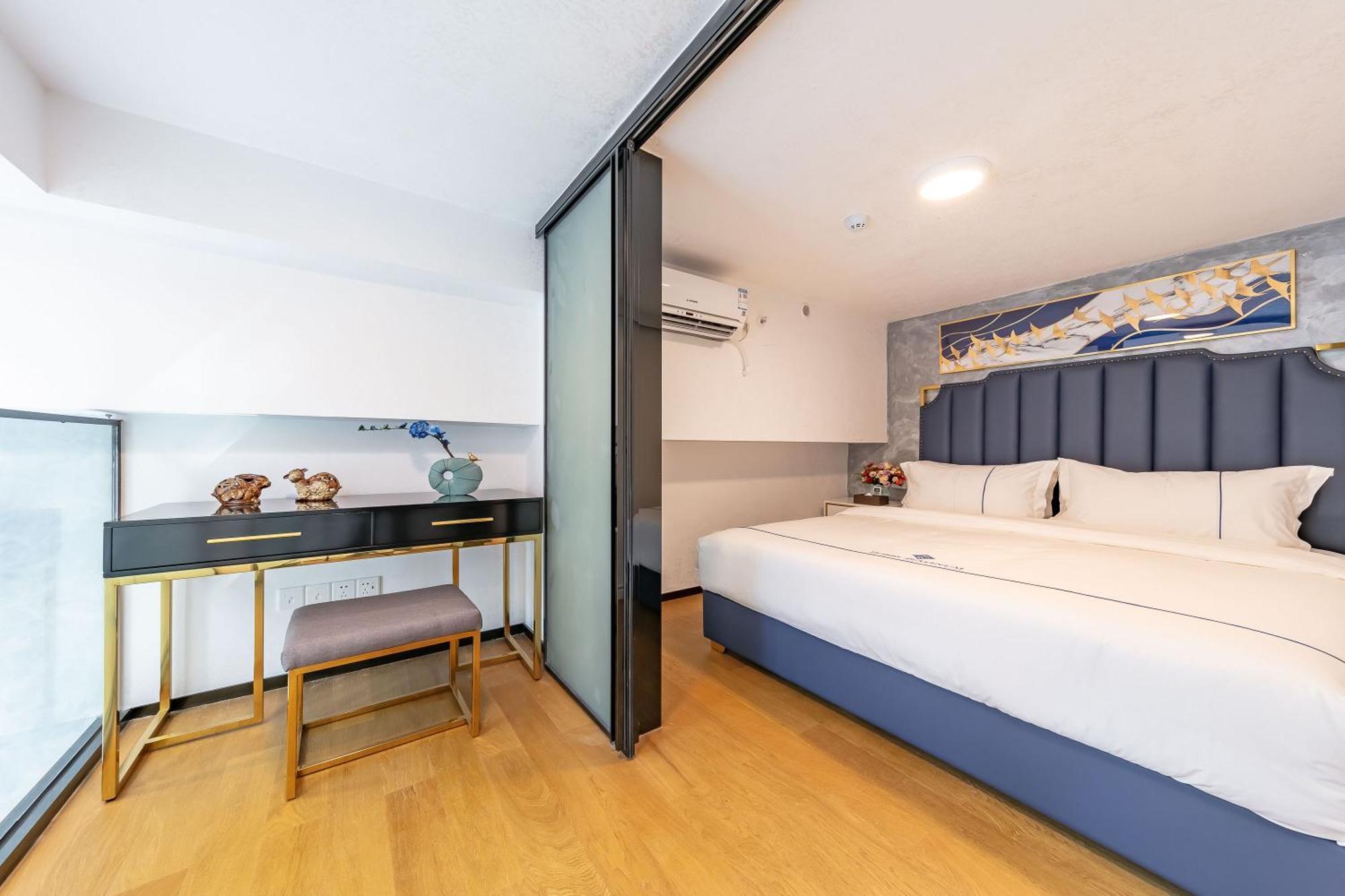 Boruisi Plaza Residence Apartment - Shenzhen Futian Convention & Exhibition Center Buitenkant foto